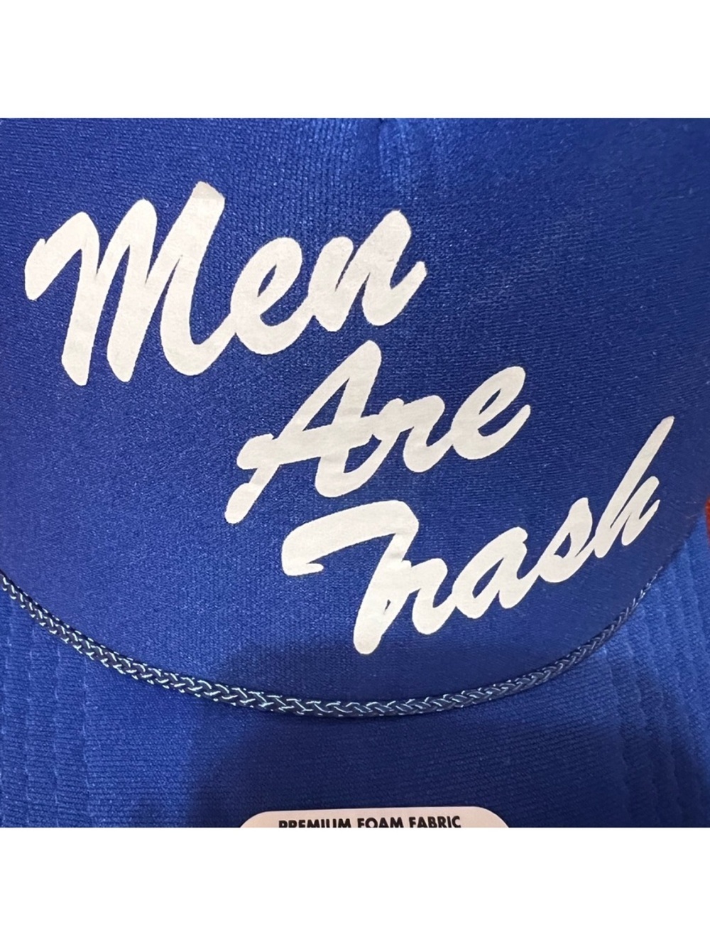 Bad Bunny "Men are Trash" trucker hat Most wanted Tour 2024 NEW OS - Picture 2 of 4